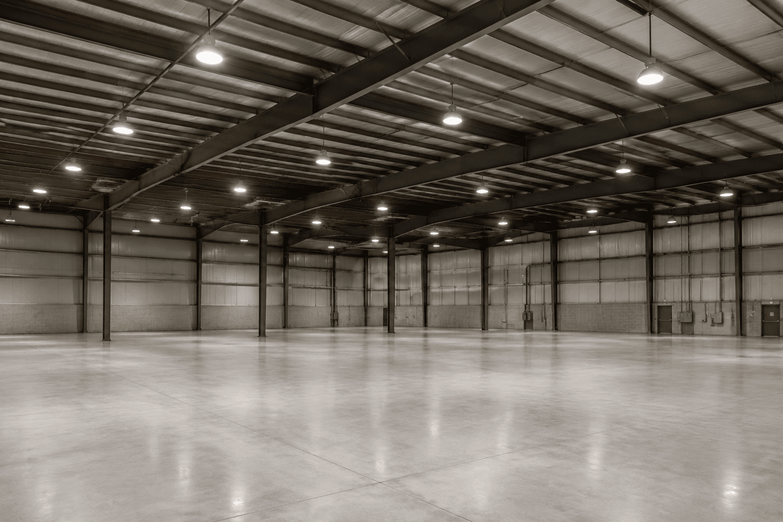Industrial high-bay LED lighting assembly