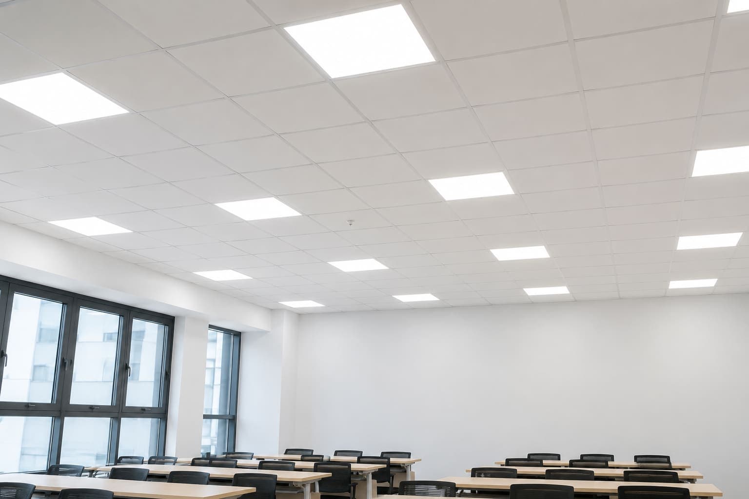 Ceiling LED panel lighting