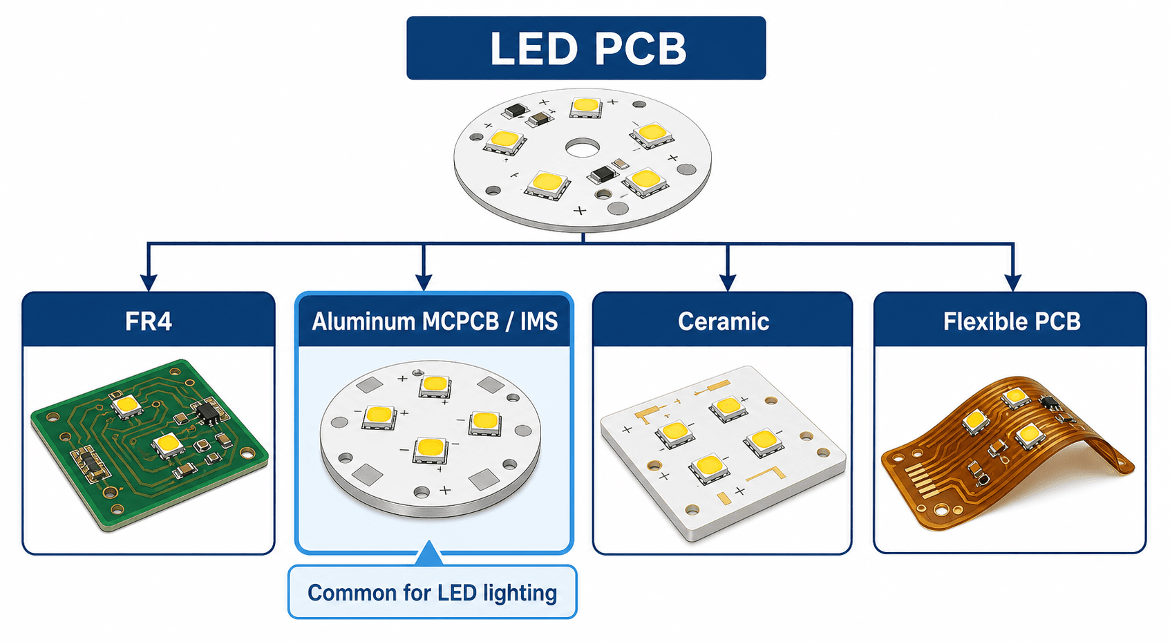 LED PCB vs Aluminum PCB: Is There a Difference? (2026 Updated) overview cover image