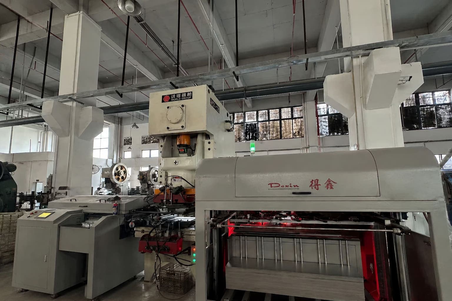 Automatic punching line for volume aluminum PCBs