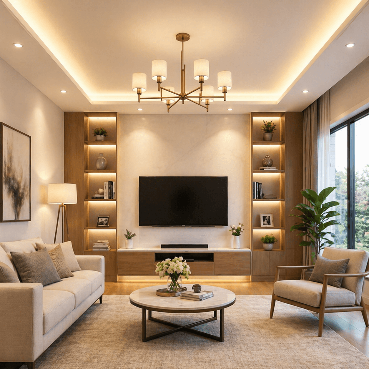 Indoor lighting application using LED PCB assembly