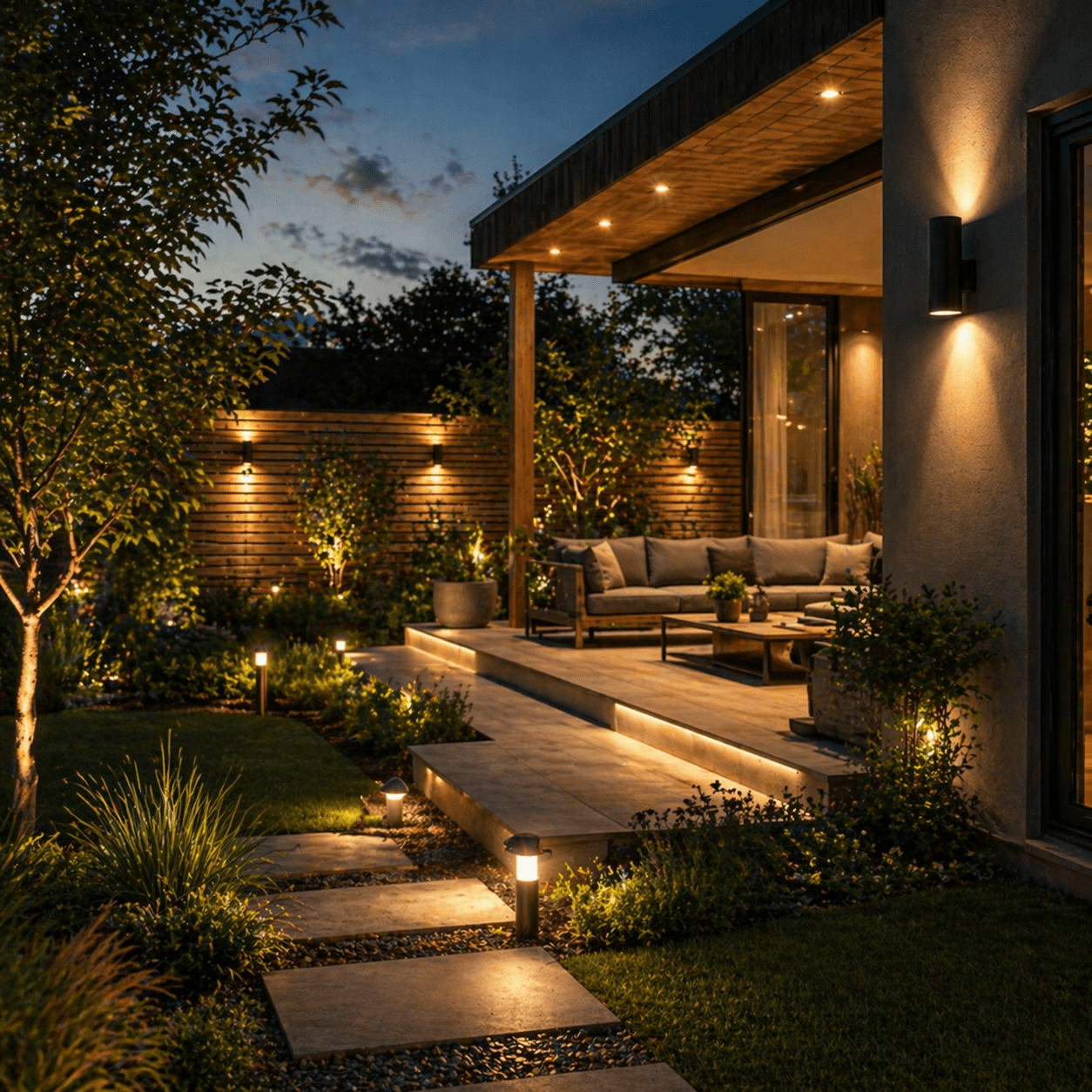 Outdoor lighting application using LED PCB assembly