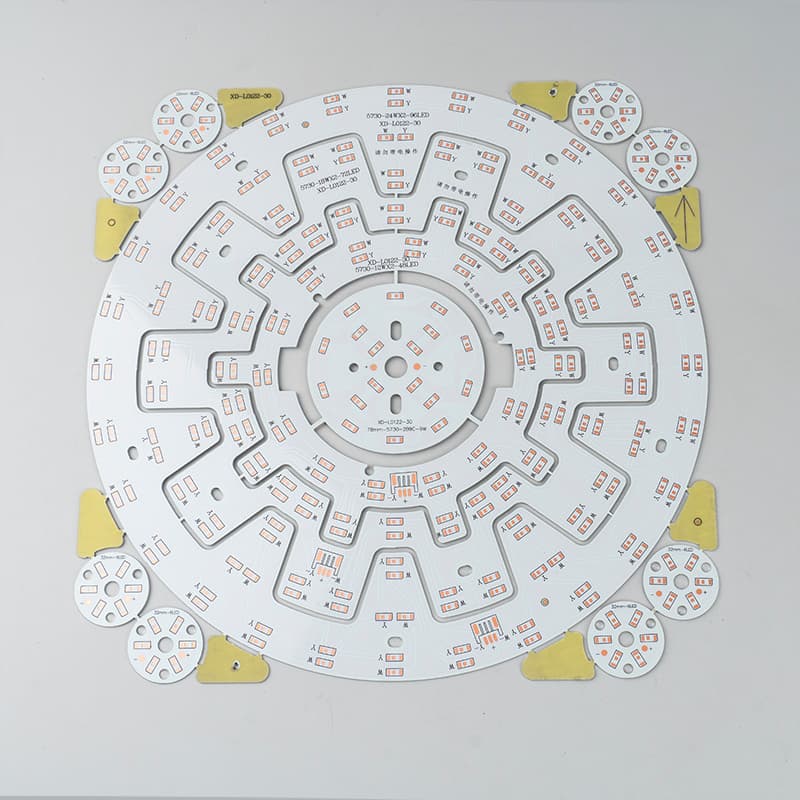 Aluminum PCB boards designed for LED lighting mass production