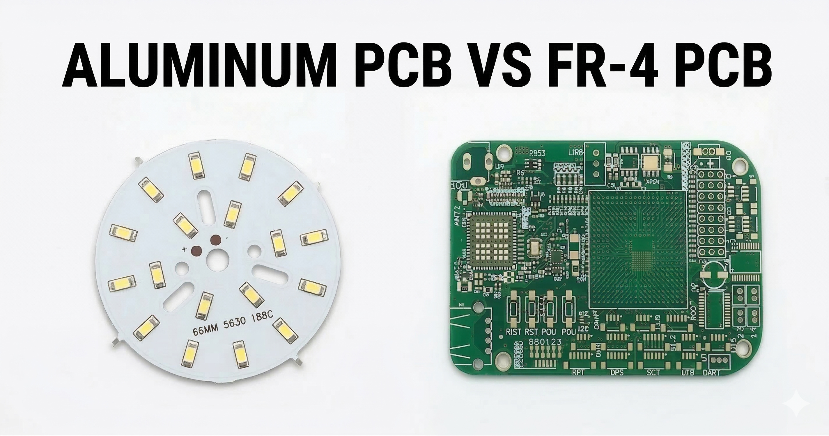 Aluminum PCB vs FR-4 PCB comparison