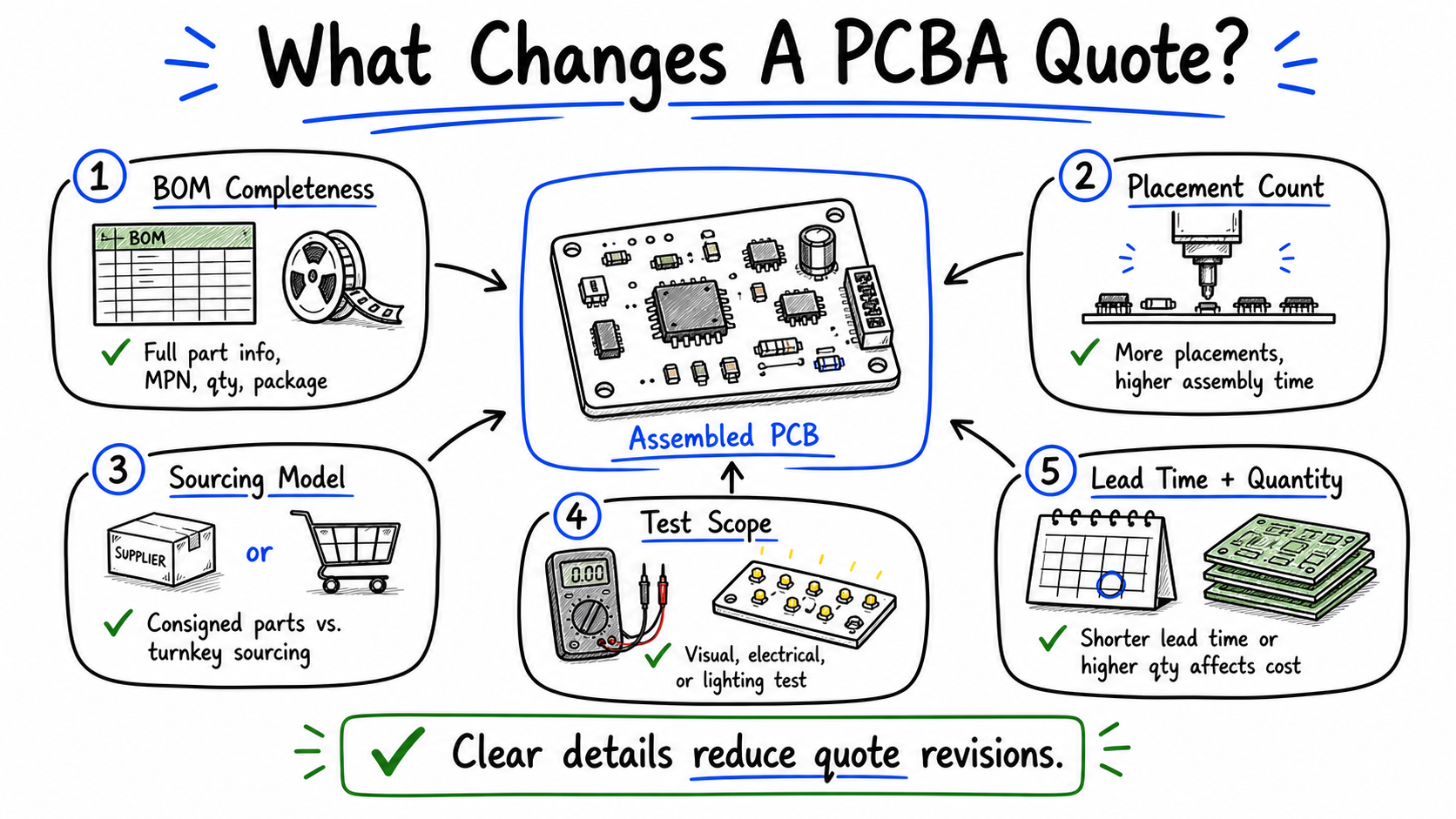 PCB assembly quote cost factors